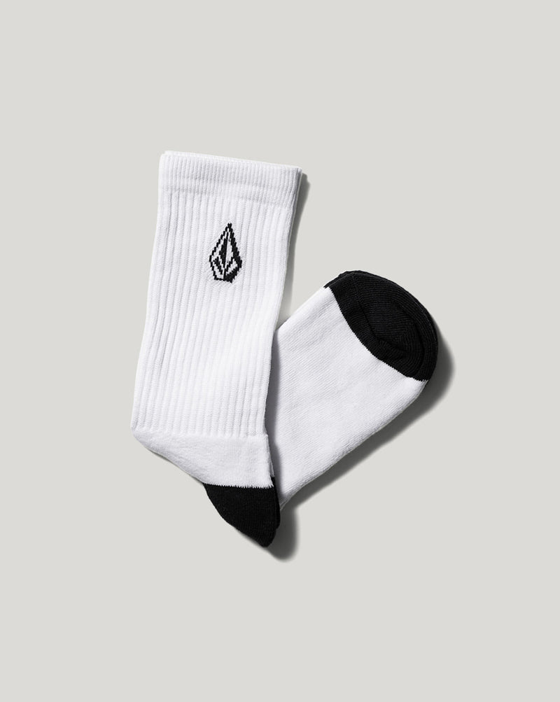 Meia Volcom Full Stone Branca