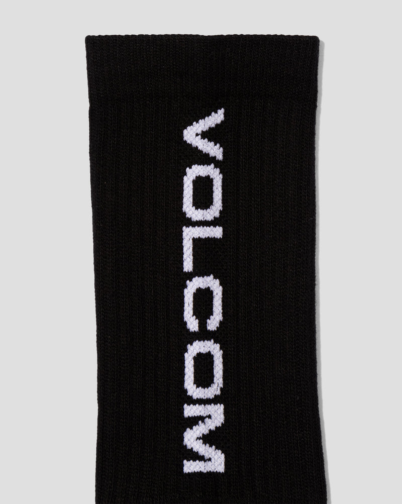 Meia Volcom Sign Preta