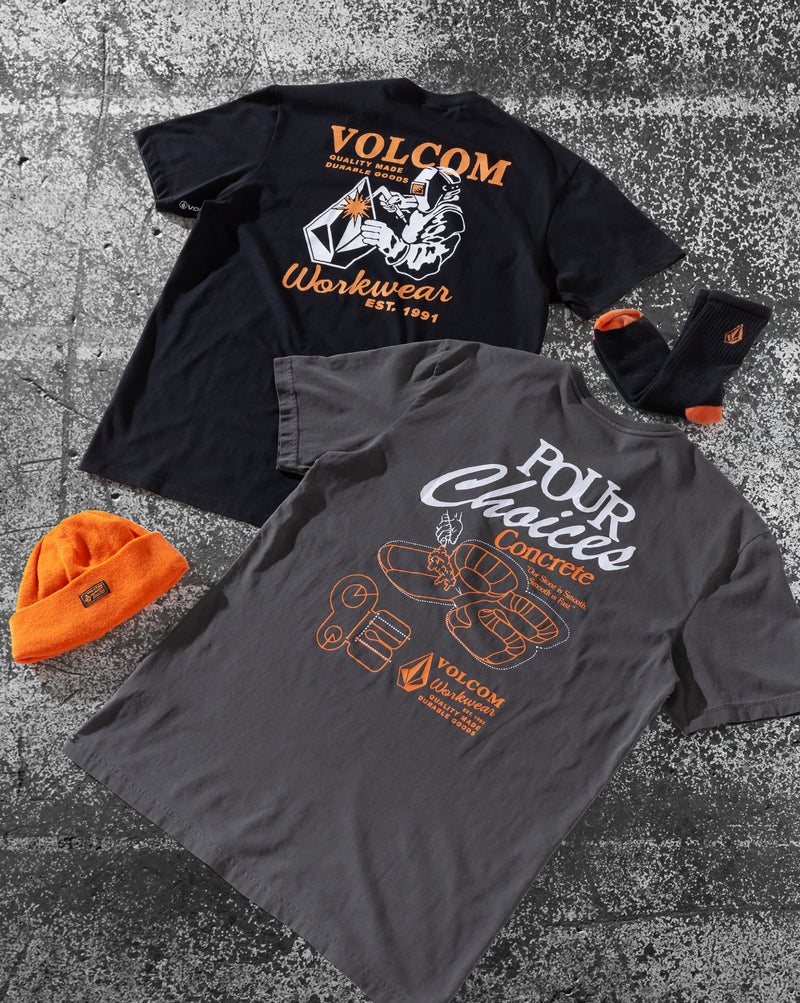 Meia Volcom Workwear Preta