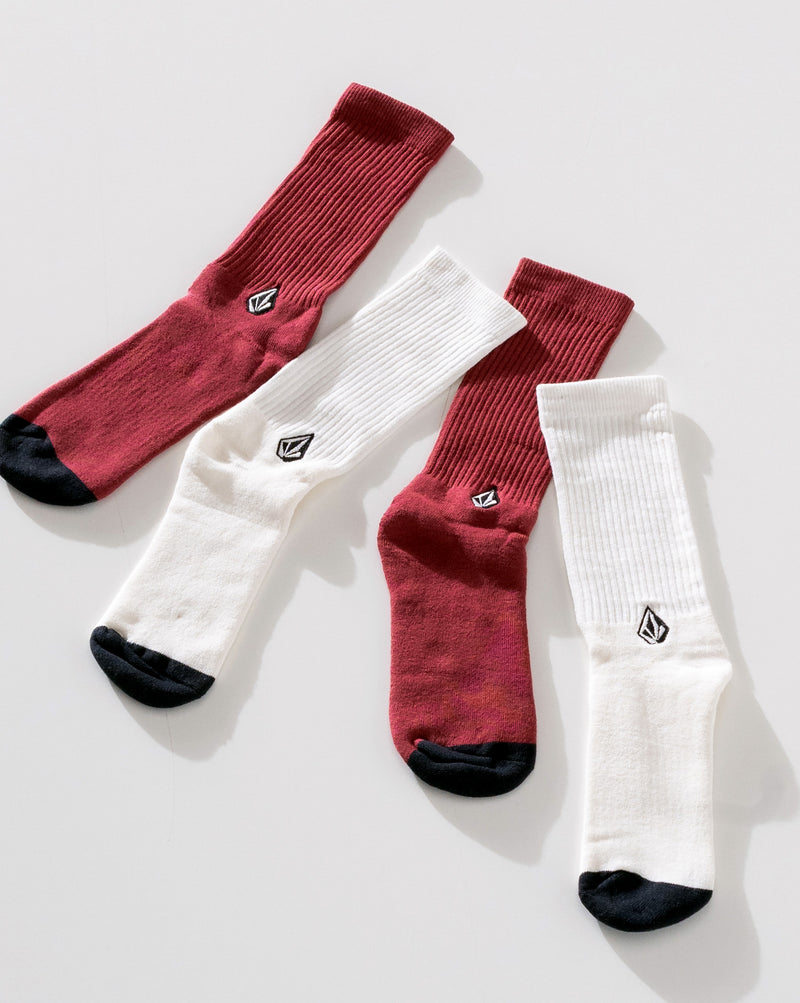 Meia Volcom Stone Off White