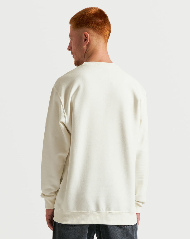 Moletom Volcom Careca Single Stone Off White