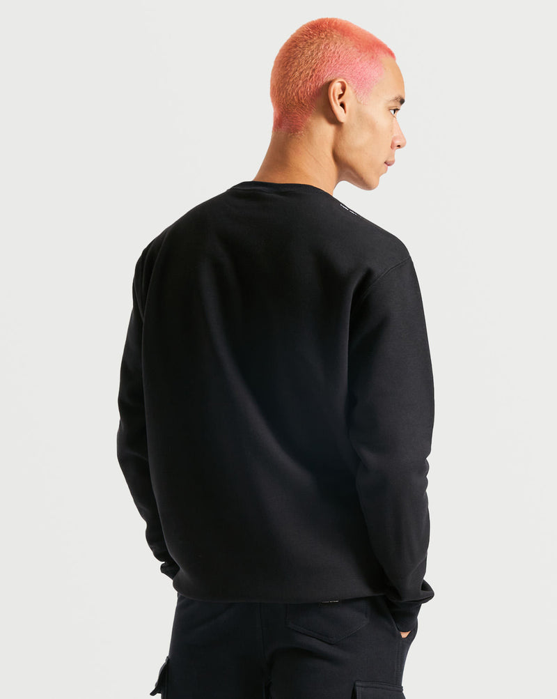 Moletom Volcom Careca Single Stone Preto