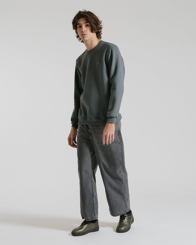 Moletom Volcom Careca Single Stone Grafite