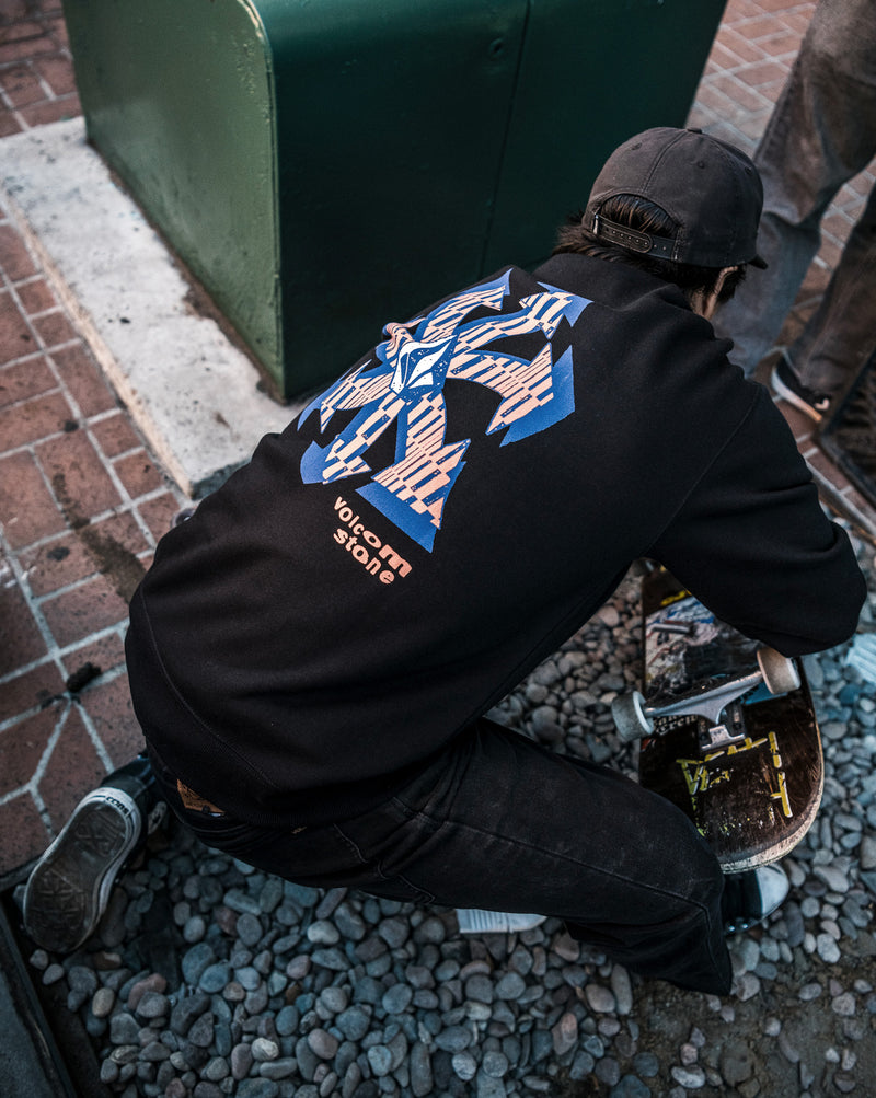Moletom Volcom Careca Watanite Preto