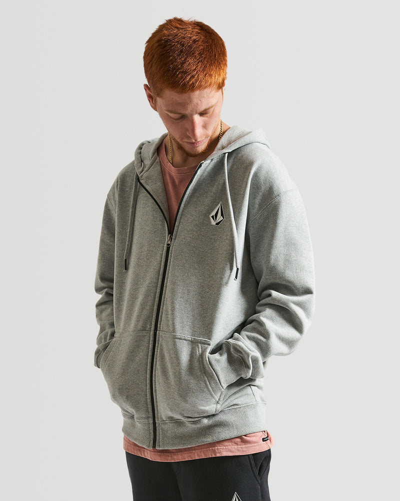 Moletom Volcom Canguru Iconic Cinza