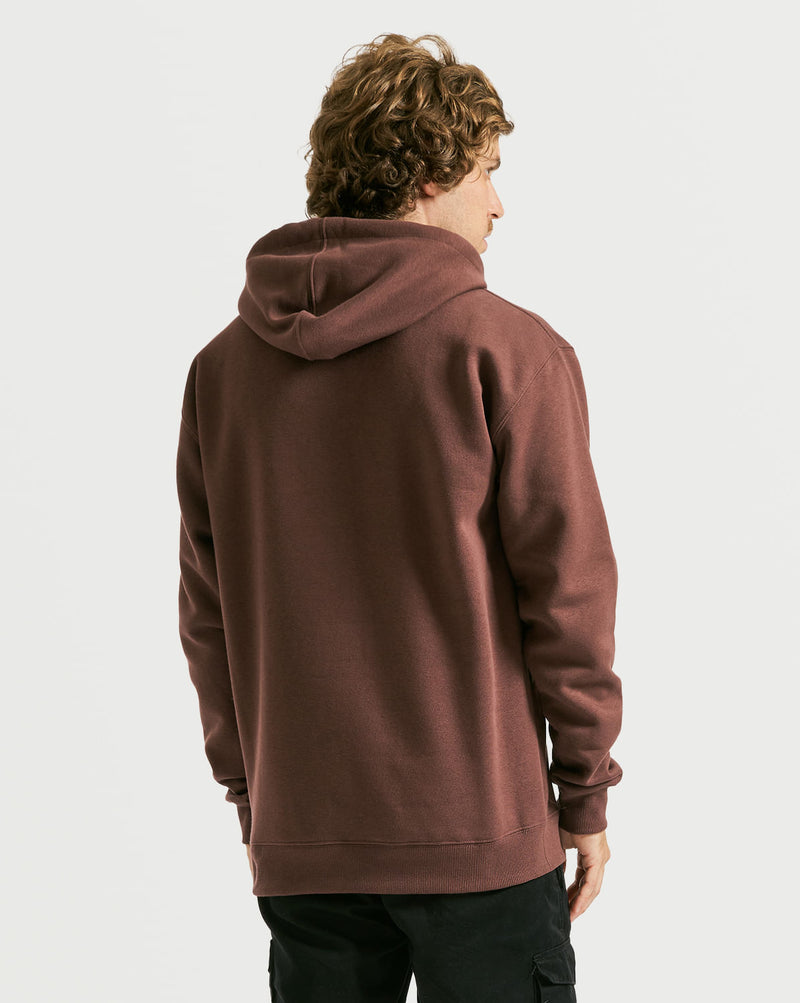 Moletom Volcom Canguru Single Stone Vinho