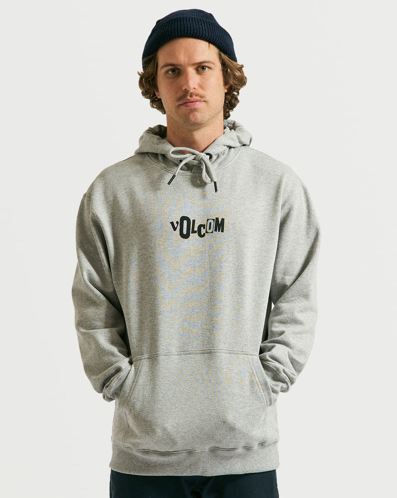 Moletom Volcom Canguru Heritage Cinza