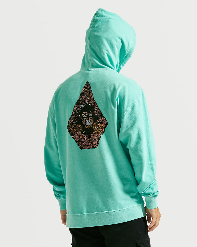 Moletom Volcom Canguru Creeper Verde