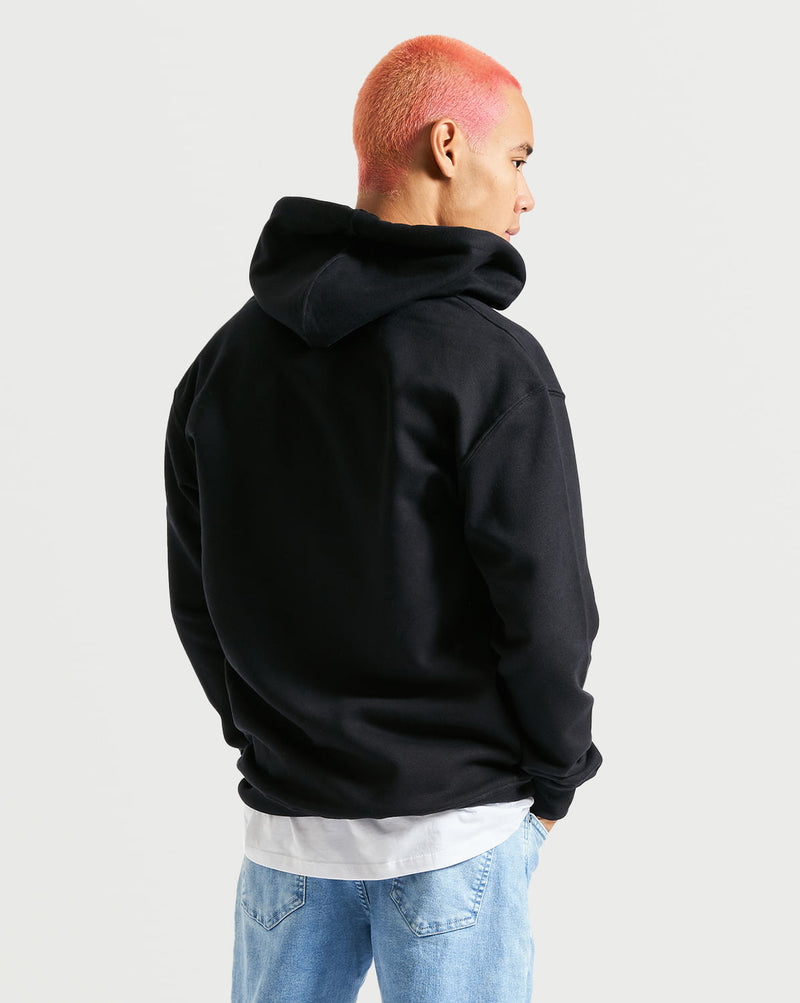 Moletom Volcom Canguru Single Stone Preto