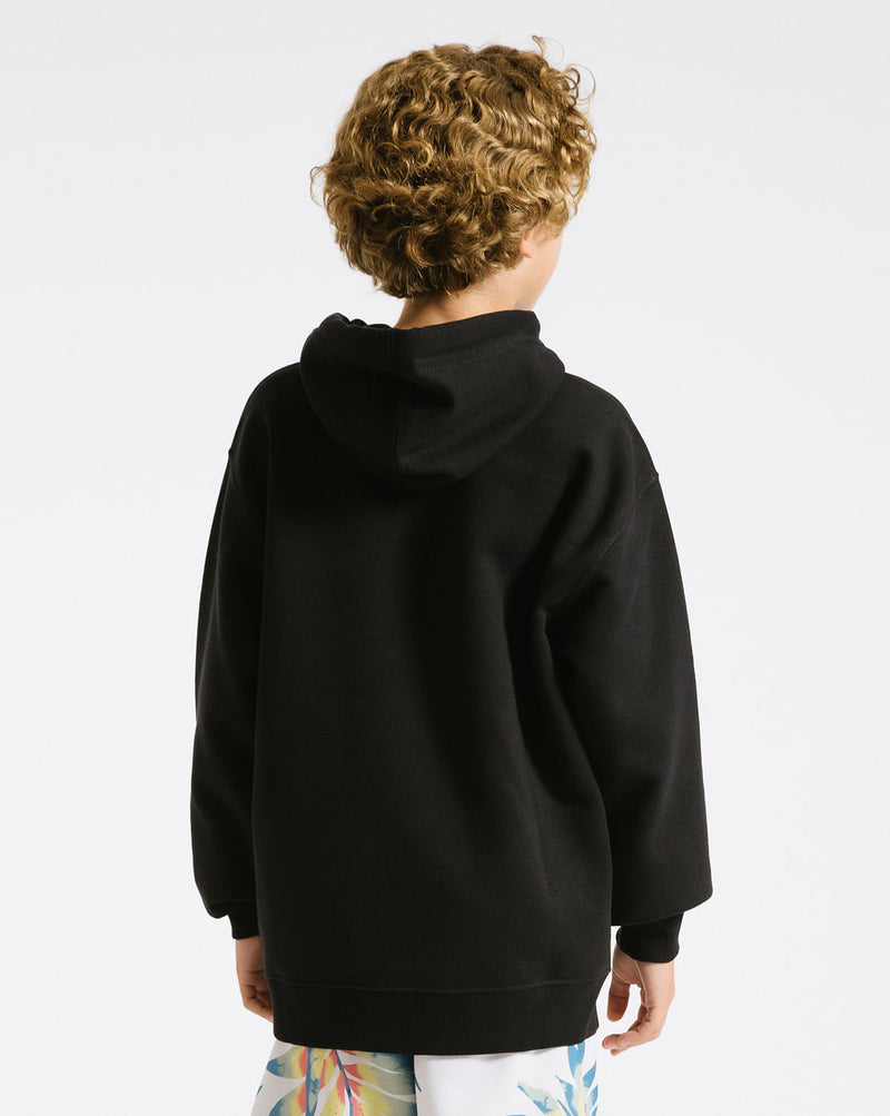 Moletom Volcom Canguru Strike Juvenil Preto