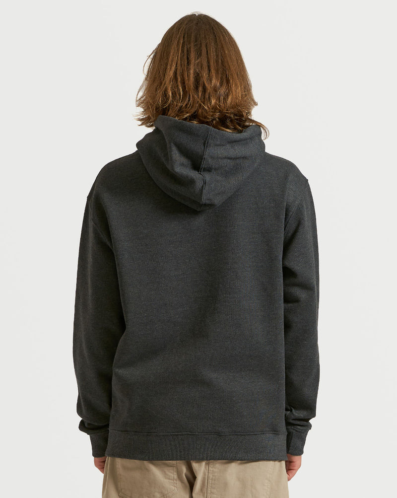 Moletom Volcom Canguru Logo Preto