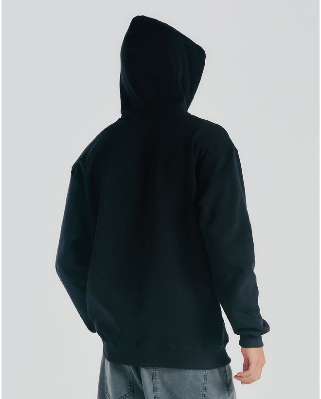 Moletom Volcom Canguru Dual Stone Preto