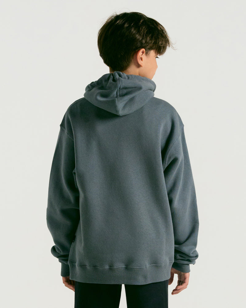 Moletom Volcom Canguru Iconic Juvenil Grafite