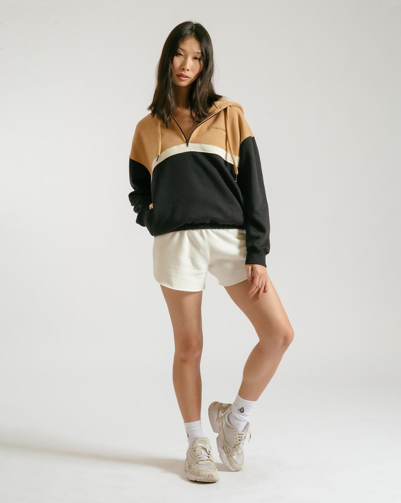 Moletom Volcom Canguru Earth Tripper Marrom