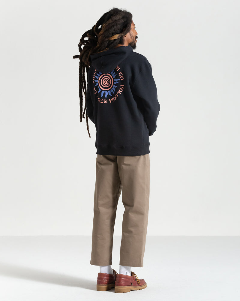 Moletom Volcom Canguru Stone Around Preto