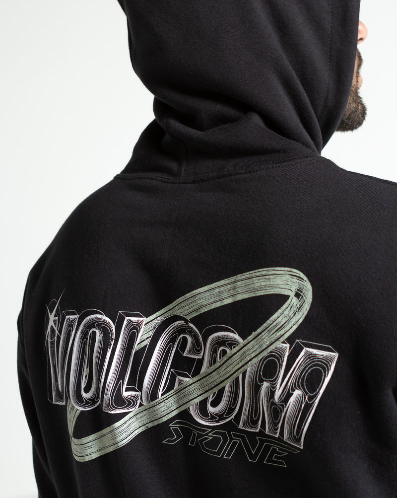 Moletom Volcom Canguru Galactic Preto