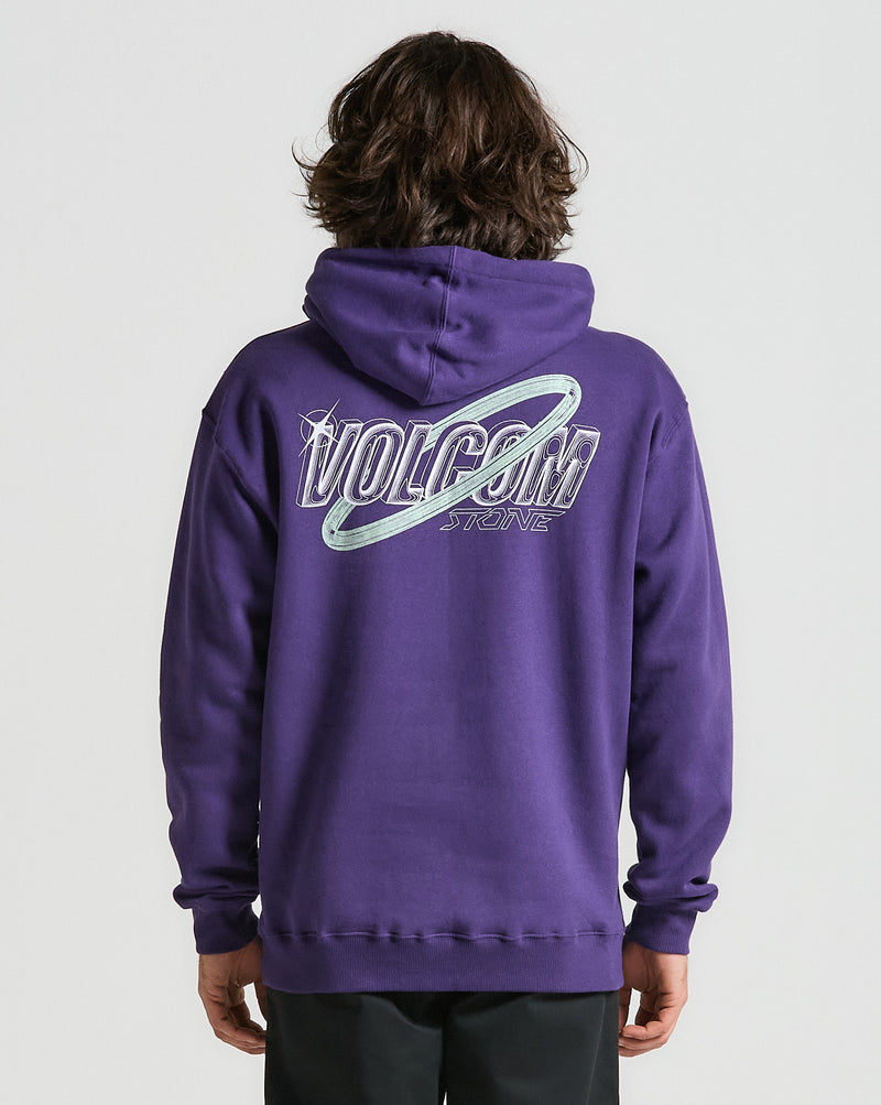 Moletom Volcom Canguru Galactic Roxo