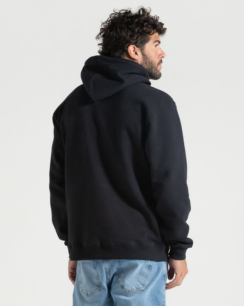 Moletom Volcom Canguru Volstoned Preto