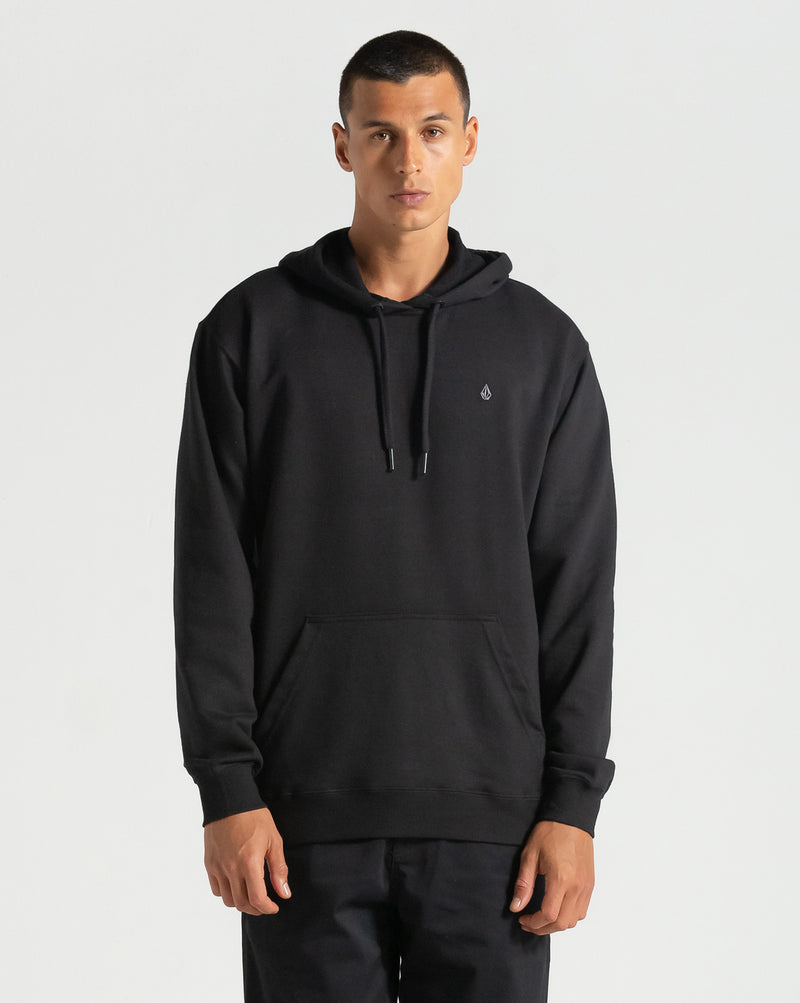 Moletom Volcom Canguru Clear Stone Preto