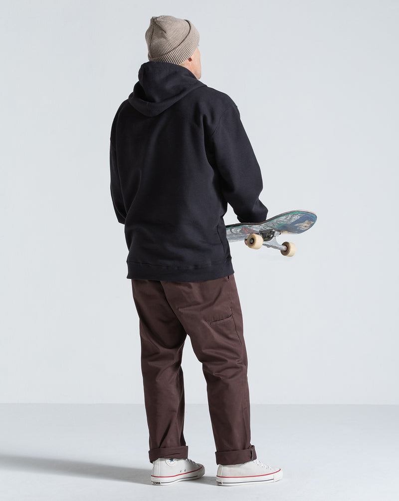 Moletom Canguru Volcom Single Stone Preto