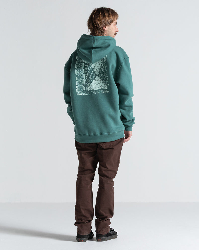 Moletom Canguru Volcom Embrace Strange Verde