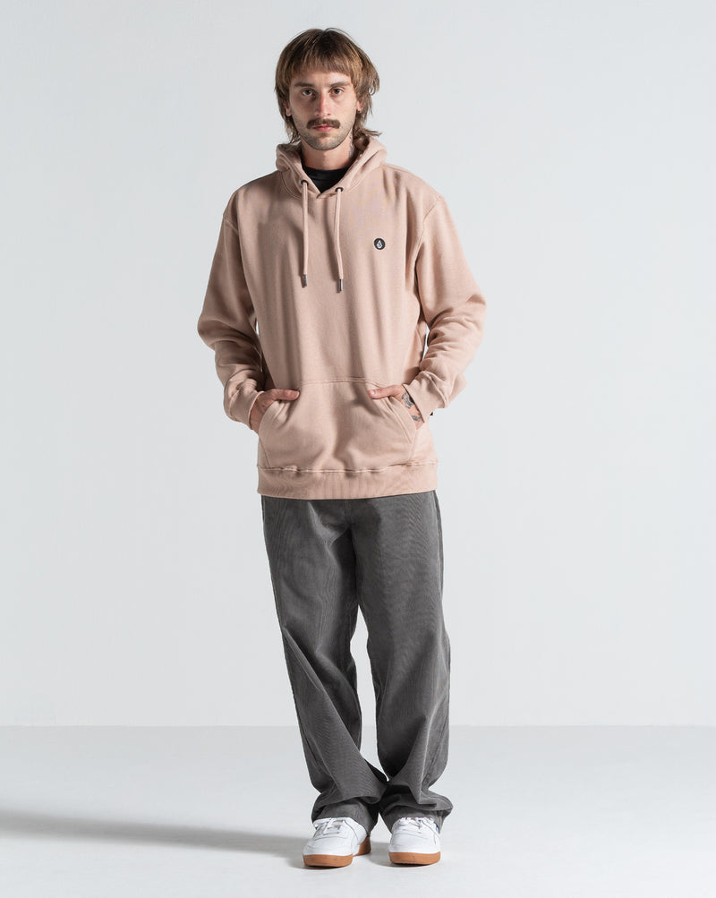 Moletom Canguru Volcom Foreman Bege
