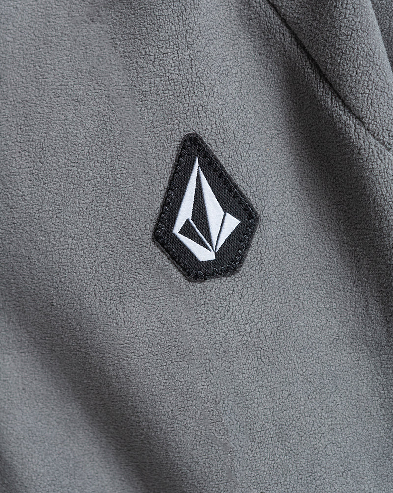 Fleece Volcom Runtime Cinza Chumbo