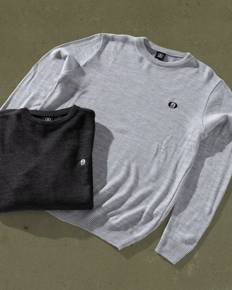 Tricot Volcom Dagger Cinza