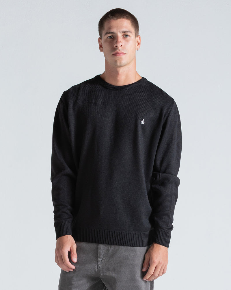 Tricot Volcom Classic Stone Preto