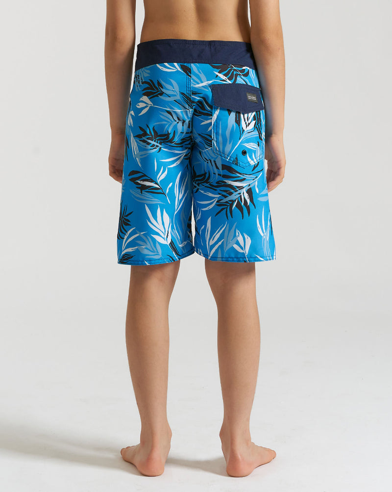 Boardshort Volcom Bleeding Leaf Juvenil Azul