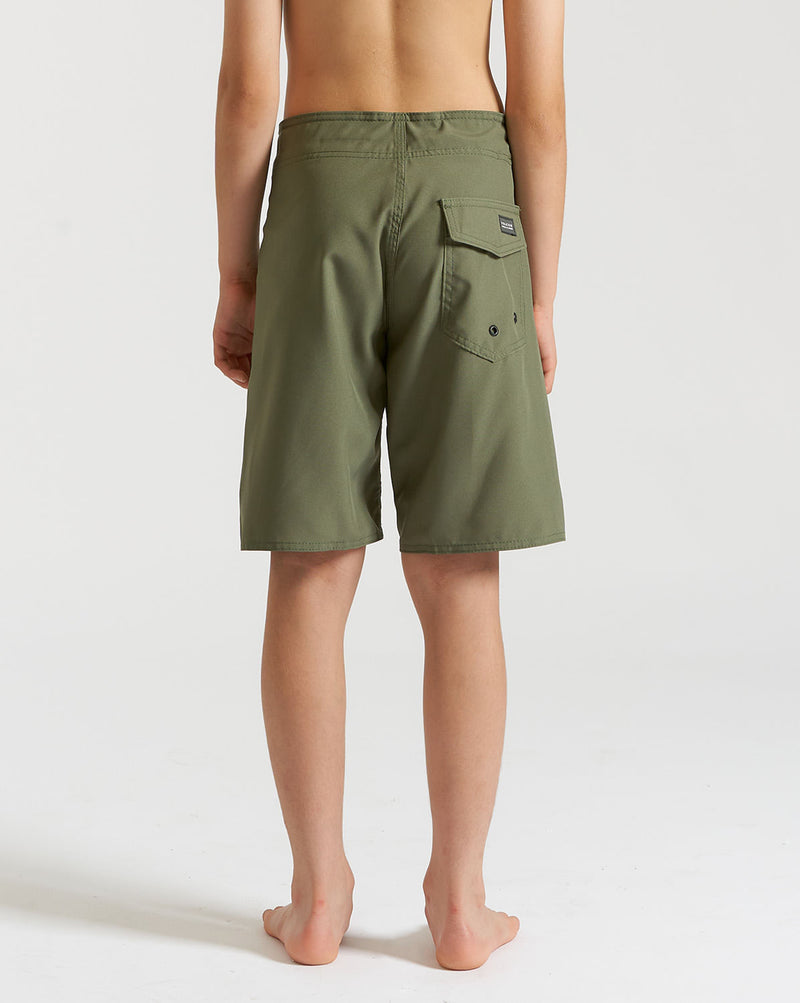 Boardshort Volcom Lido Solid Juvenil Verde