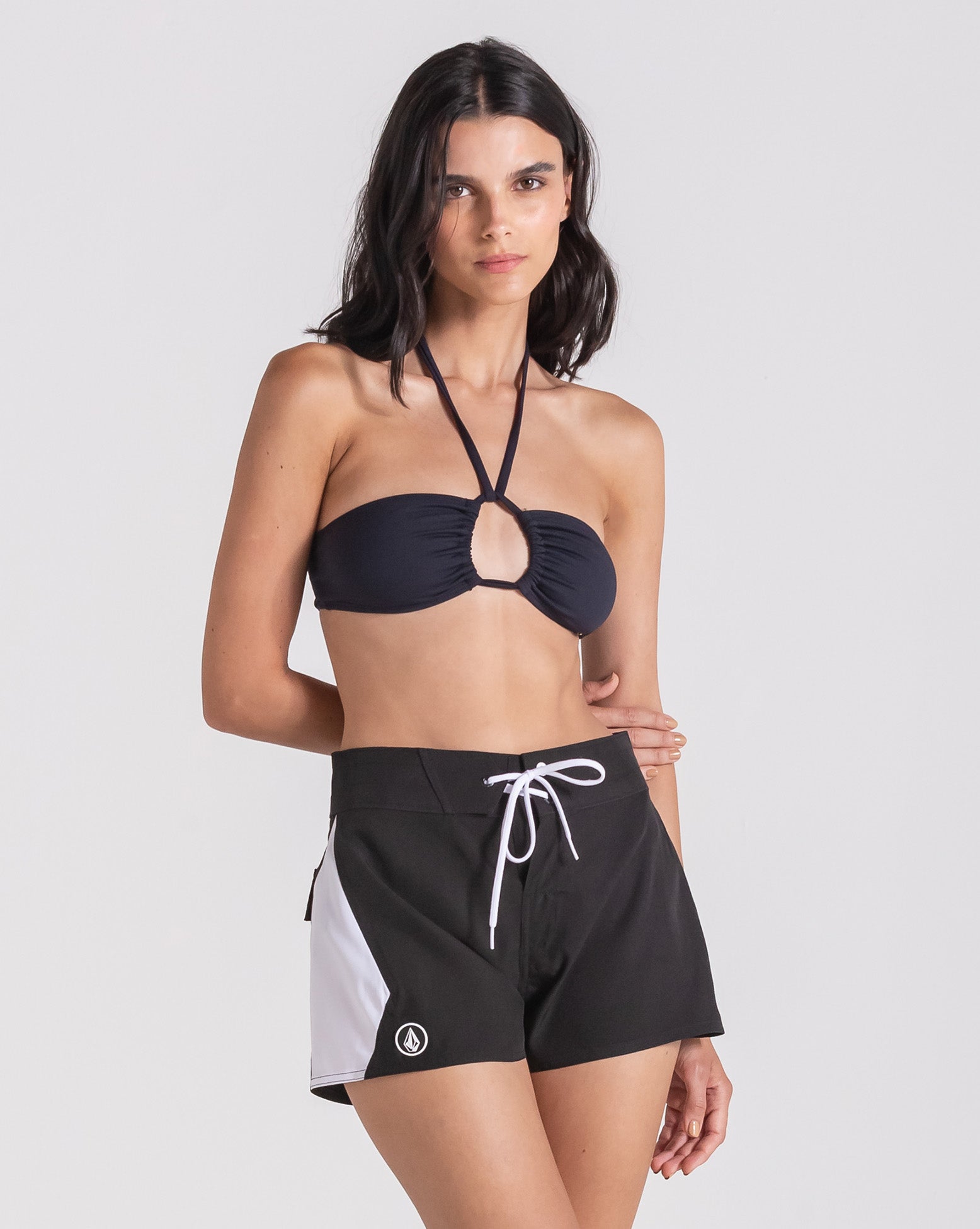 【OUTLET】SOLID ショートボード ブラック Boardshort Volcom Solid Stone Preto - Volcom Brasil - Loja Oficial