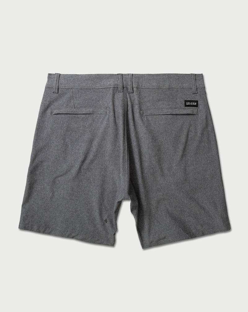 Bermuda Híbrida Volcom Heather Stone Cinza