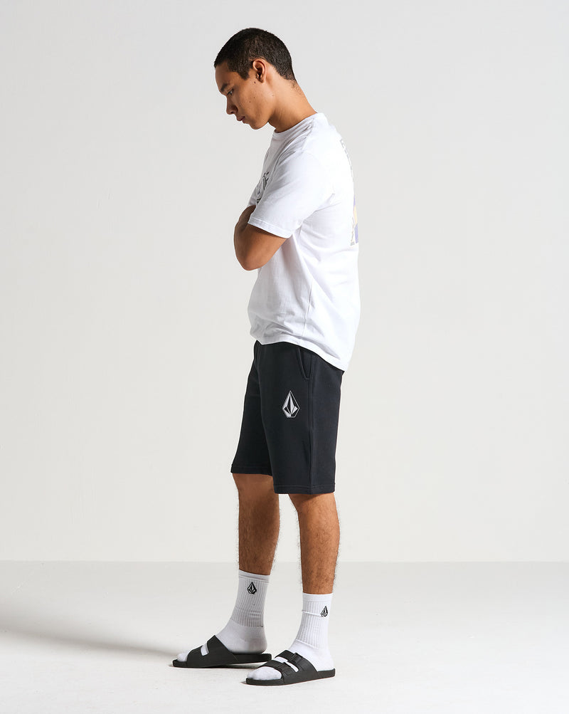 Bermuda Moletom Volcom Iconic Stone Preto