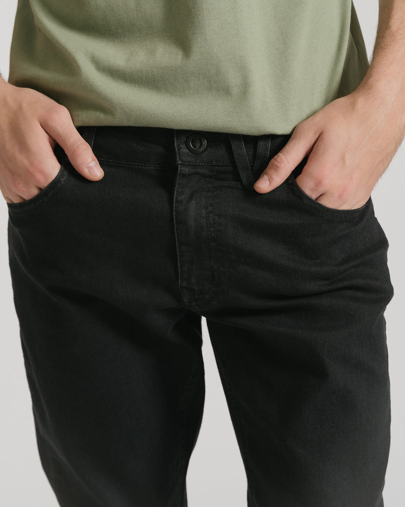 Calça Jeans Volcom Dark Black Vorta