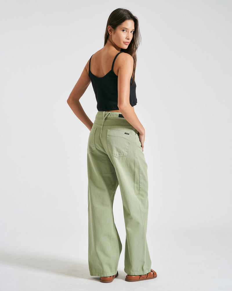 Calça Jeans Volcom Weellow Sage Verde