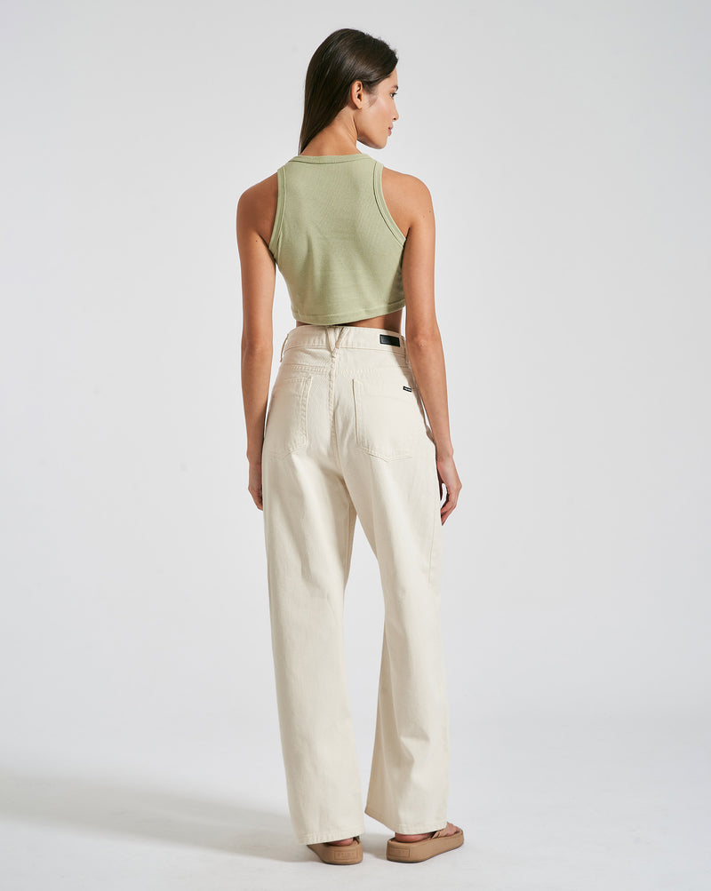 Calça Jeans Volcom Weellow Sage Areia