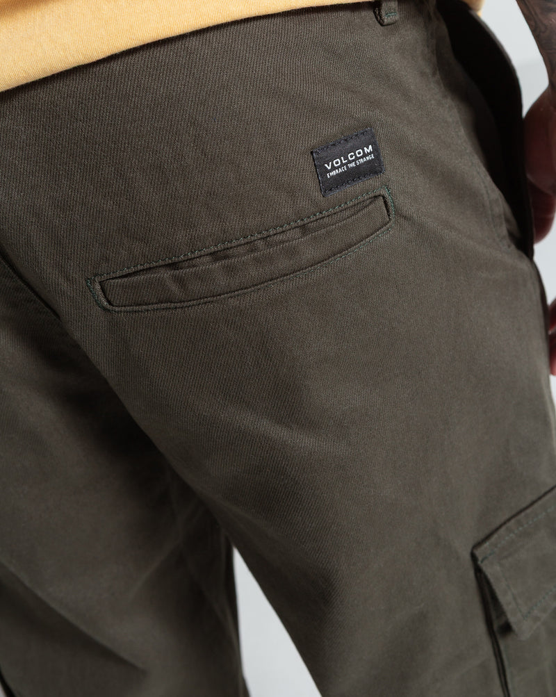 Calça Volcom Stranger Cargo Verde Militar