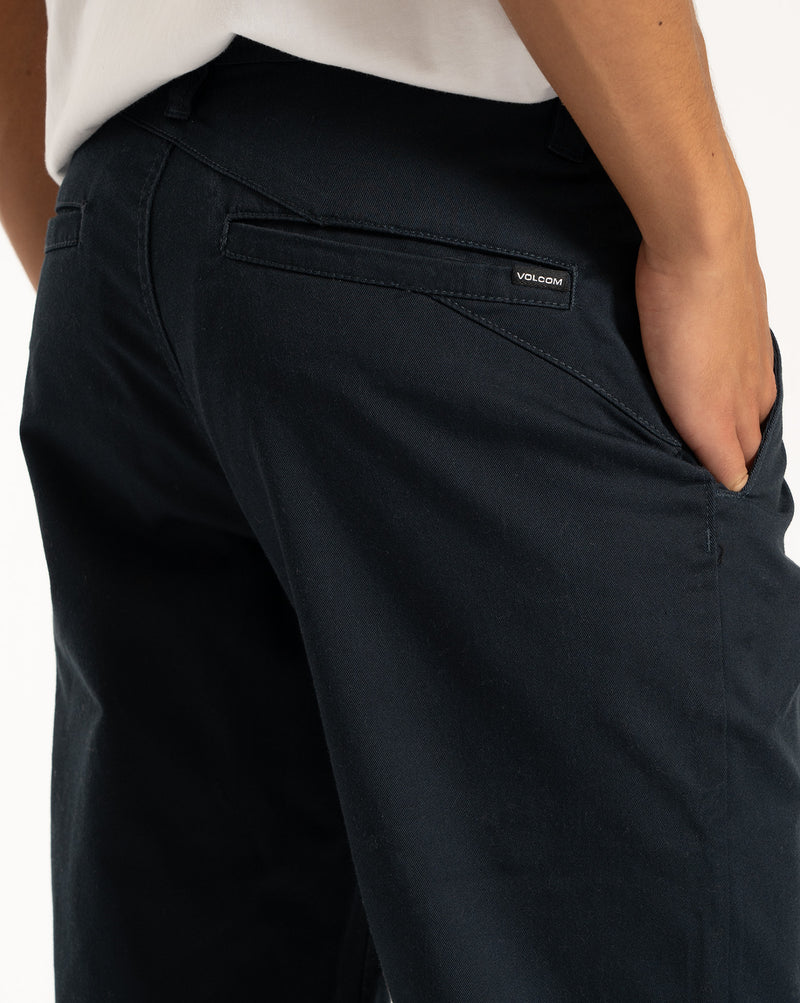 Calça Volcom Frickin Modern Stretch Chino Dark Navy