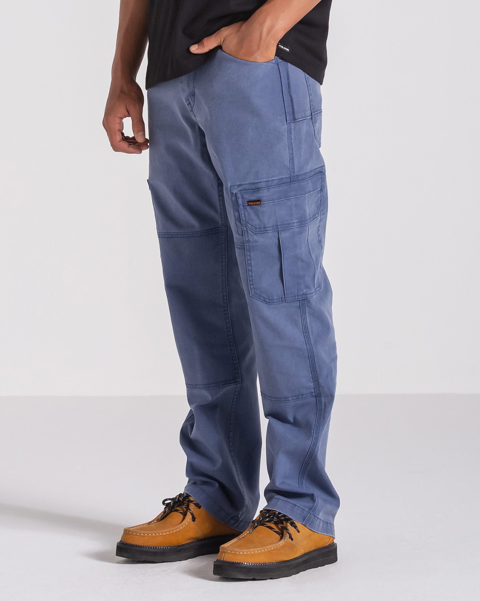 Calça Volcom Gage Work Blue Wash - Volcom Brasil - Loja Oficial