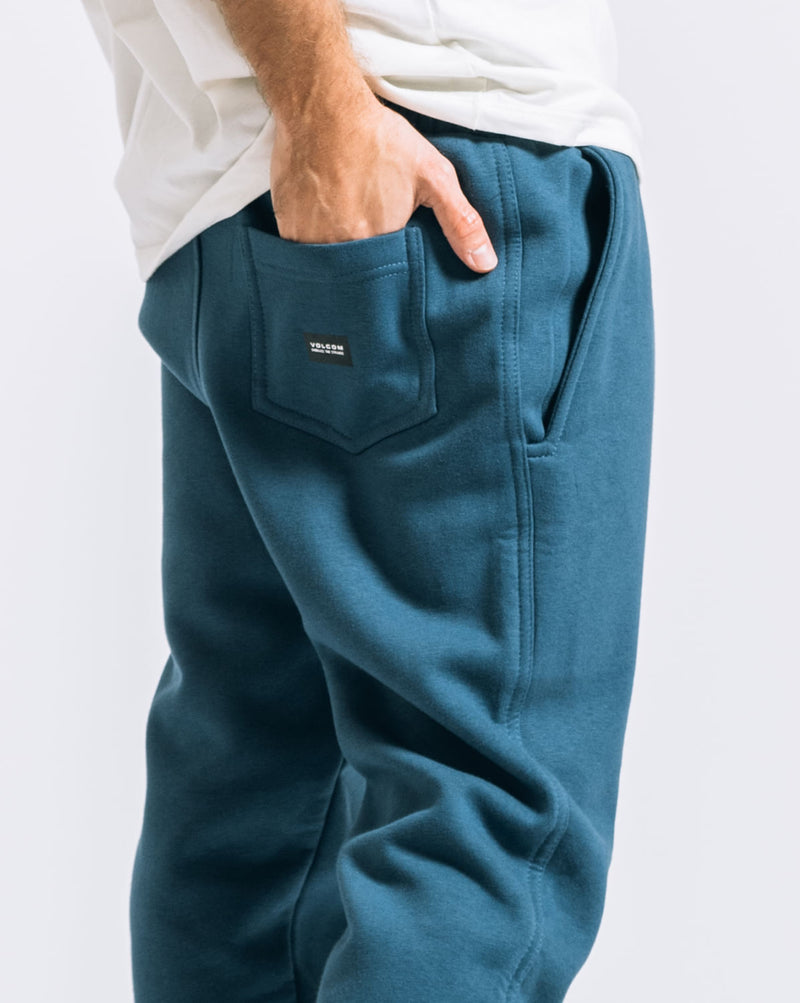 Calça Moletom Volcom Single Stone Azul