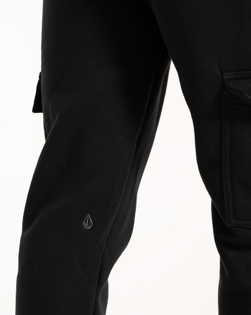 Calça Moletom Volcom Comf Cargo Preta