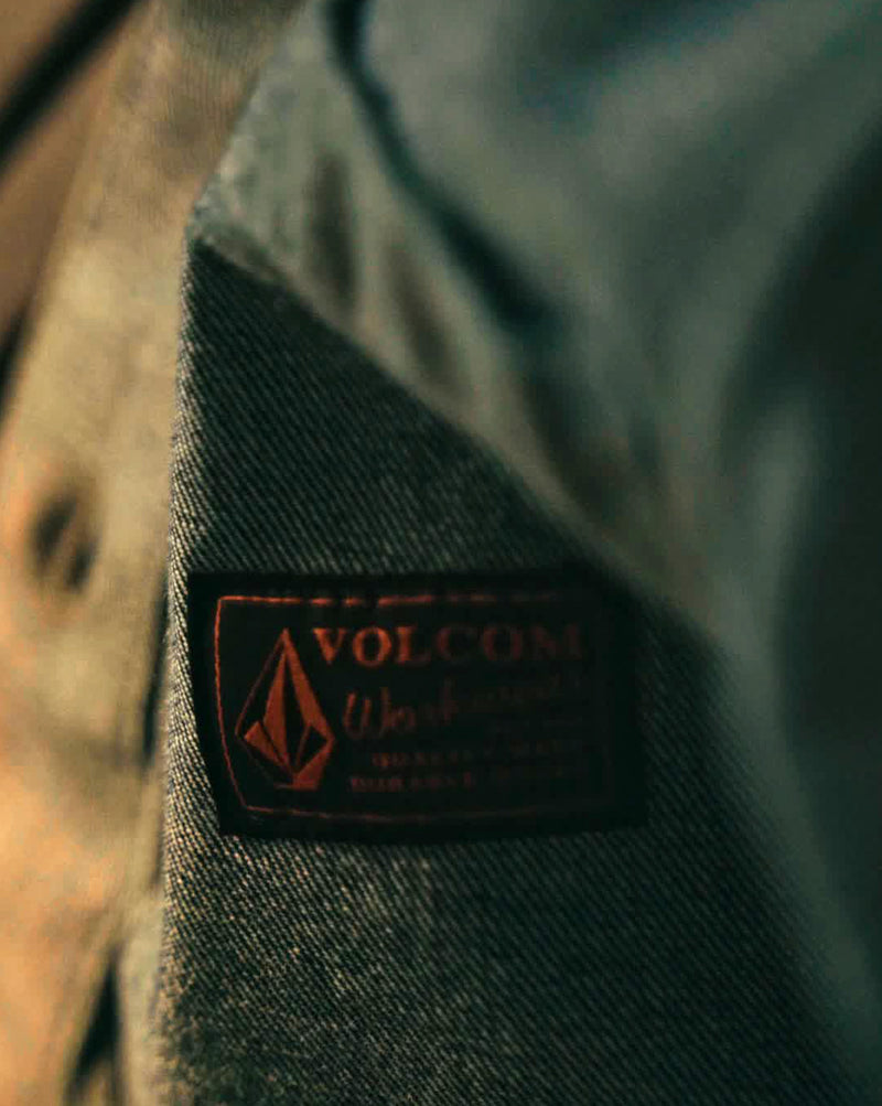 Camisa Volcom Levelstone Blue Wash