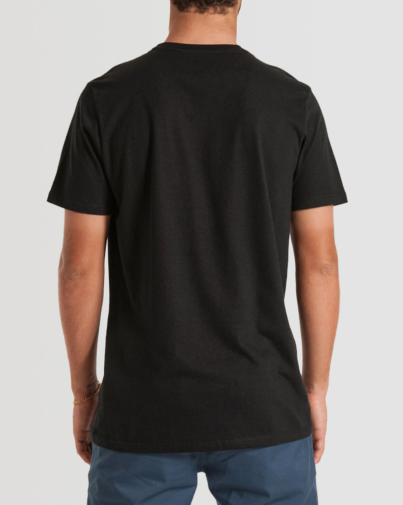 Camiseta Volcom Slim Fit Bygone Preta