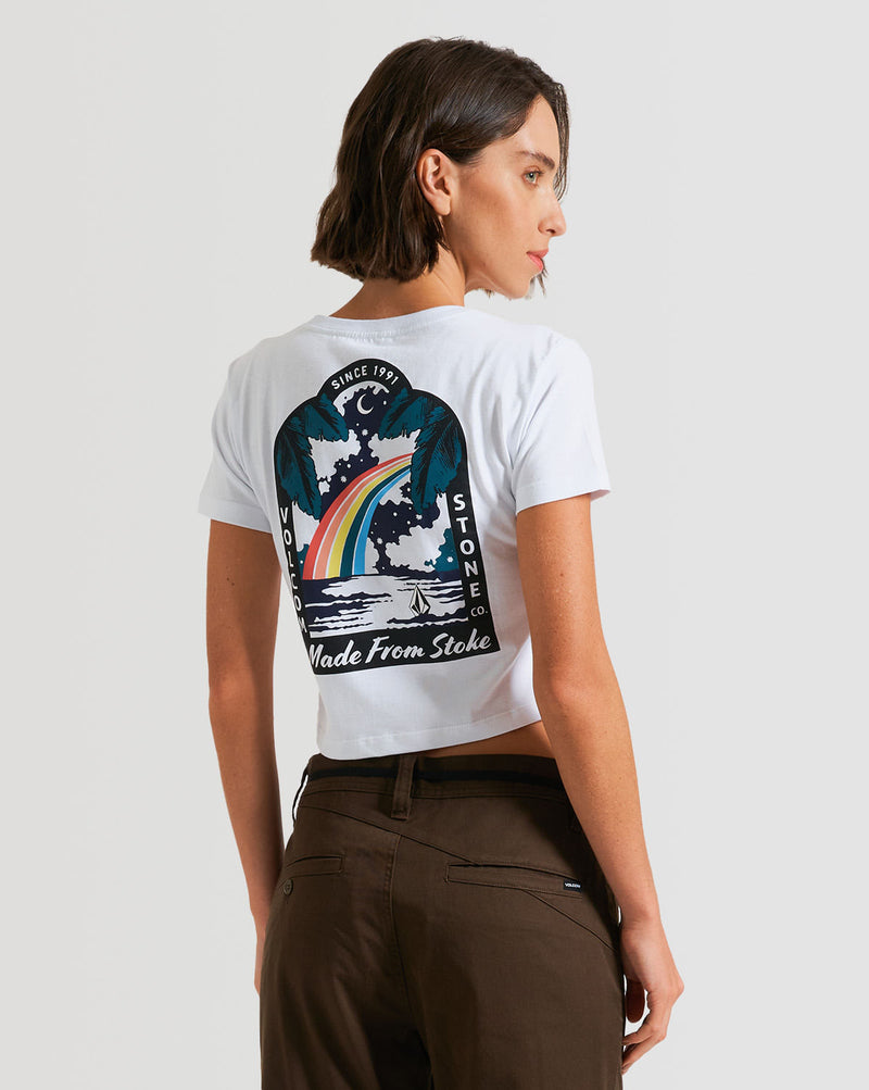 Camiseta Volcom Regular Pocket Dial Branca