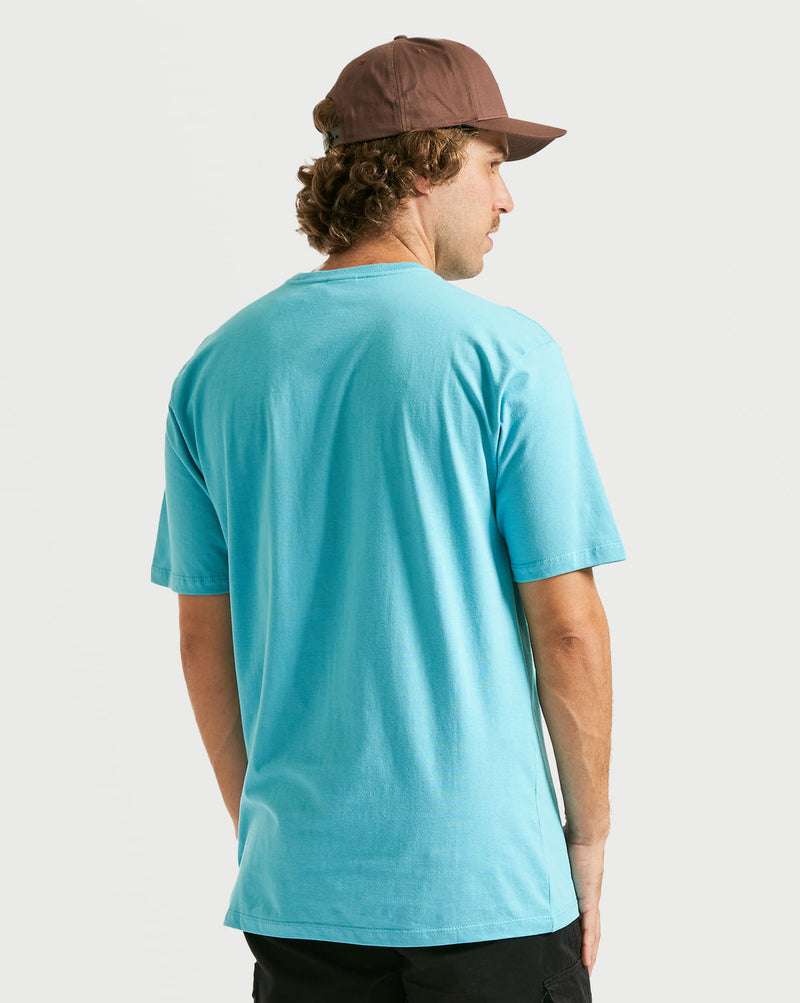 Camiseta Volcom Regular Deadly Stone Azul