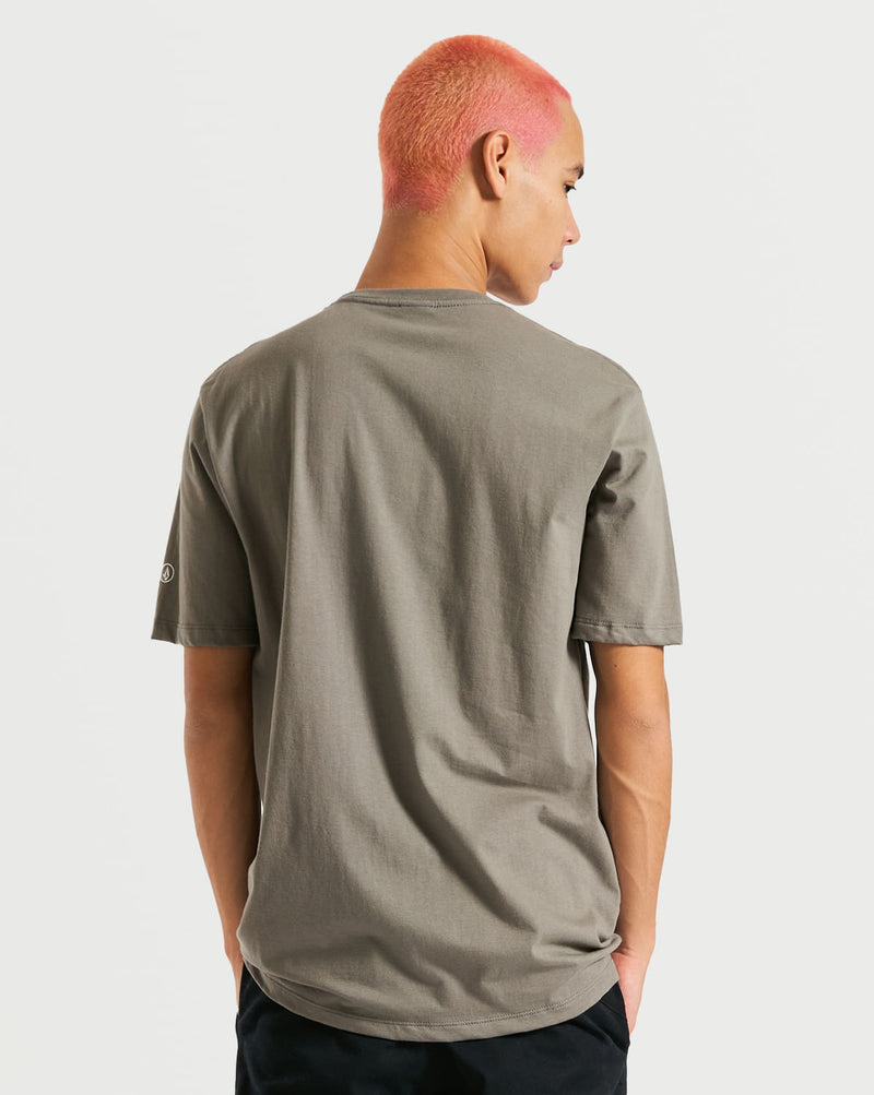 Camiseta Volcom Regular Solid Stone Cinza