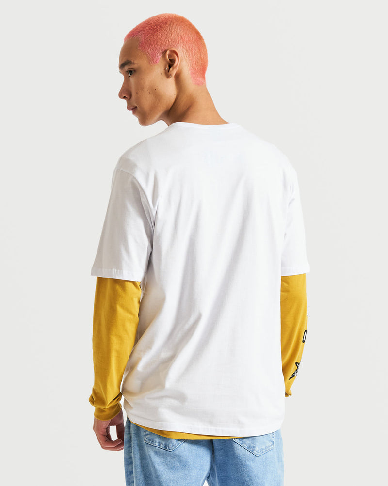 Camiseta Volcom Regular Slither Branca