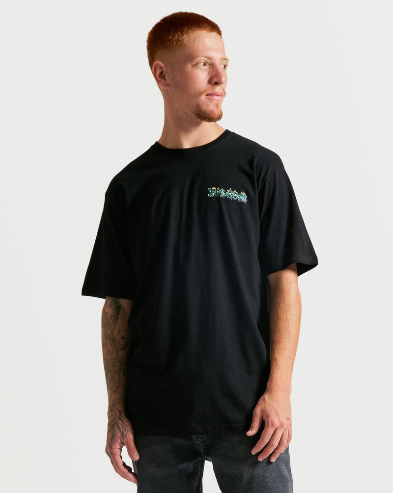 Camiseta Volcom Regular Brimstone Preta