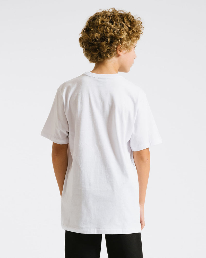 Camiseta Volcom Regular Crisp Stone Juvenil Branca